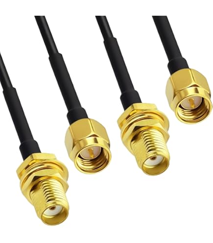 Keple Connettore BNC Maschio A Presa Coassiale TV Di Tipo F Femmina Per CCTV, Adattatore Per Cavo Coassiale E Connettore RF - Confezione Da 2 - Foto 4