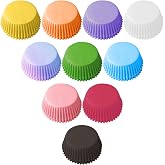 500 Pcs Paper Muffin Molds, Disposable Paper Baking Cups, Non-Stick Baking Molds, Suitable for Dessert, Party, Birthday, Wedd