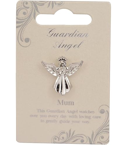 Ruby-July Birthstone Guardian Angel Pin, Genuine Austrian Crystals, Gold Finish Metal Ruby-July Birthstone Guardian Angel Pin, Genuine Austrian Crystals, Gold Finish Metal