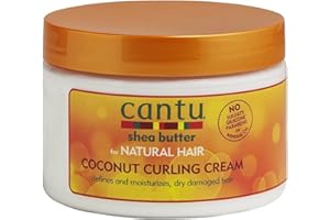 CANTU Shea Butter pour Cheveux Naturels Crème Bouclante à la Noix de Coco