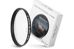 Better Focus Black Diffusion Pro Mist Filter 1/4-82mm Glow Mist Effect Filter Cinebloom Promist Effect Filter 1/4-82mm