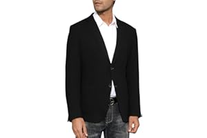 PJ PAUL JONES Herren Casual Slim Fit Leinen Jacke Leichtgewicht 2 Knopf Blazer Sporty Slim fit Leisure Blazer