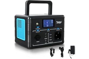 Novonova Estación de energía portátil, generador de energía de 500 W, capacidad de 518 Wh/27000 mAh, estación de energía solar para exteriores/interiores, RV/hogar/viaje