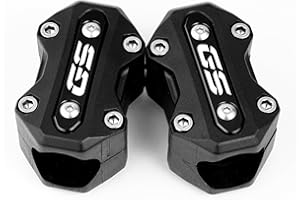 ZESIDIMO Universale Accessori moto per R1250GS R1200GS LC ADV F850GS F750GS F650GS G310GS Barra Anticollisione Protezione Paraurti Blocco Decorativo (Nero)