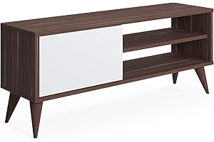 Amazon Movian - Tavolino da TV 110 x 30 x 45 cm, colore noce