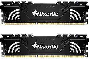 Wlizedle DDR3 Desktop Memory RAM 16GB Kit (2x8GB) 1866MHz CL13 UDIMM, PC Arbeitsspeicher PC3-14900 240-Pin 1,5V Non-ECC 2Rx8 Computer Speicher Upgrade für Rechner, Schwarz