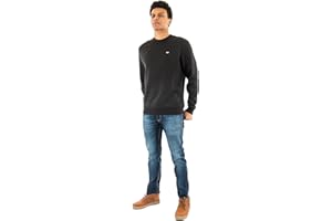 Tommy Jeans Sudadera Hombre Regular Fit Flag Fleece con Cuello Redondo