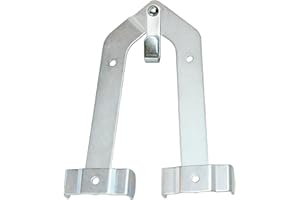 KEYMET GMBH KeyMet - Bisagra para escalera (2, plata con abrazadera)