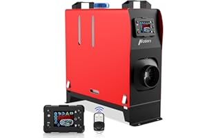 ‎HCALORY HCALORY 12V Diesel Standheizung Luftheizung Air Diesel Heizung Air Standheizung 5-8KW mit LCD Monitor + Fernbedienung integrierte Maschine für RV, Boote, LKW, Wohnmobil Anhänger(1 Luftauslass)