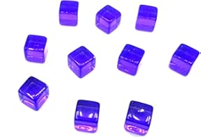 LERPWIGE 200pcs 6 sided 8mm clear dice DIY educational dice engraved acrylic blank dice D6 dice party family board game dice 8mm 6 sided clear acrylic dice 6 sided dice role-playing dice square cube