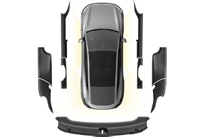 3W 9st Dörrtröskelskydd för Tesla Model Y 2025-2026 Juniper Fram- och Bakdörrpedal och Bagageutrymme, TPE Sparkskydd, Tröskelskydd Anti-spark, Fullständigt Skydd Tillbehör