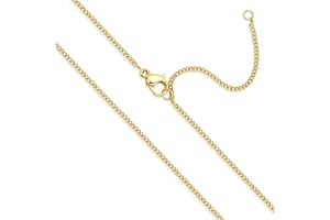 OSTAN Goldene Panzerkette Damen Ohne Anhänger Breite 1,5mm Vergoldet Wasserfest Antioxidation