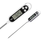 THEMISTO Digital LCD Cooking Food Meat Probe Kitchen BQB Thermometer Temperature Test Pen - Instant Read,Plastic, pack of 1