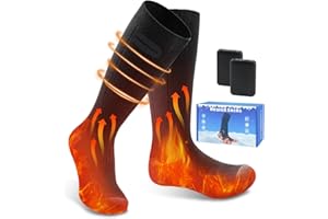 NEIALLA Heated Socks For Men And Women, 2023 Upgraded Electric Socks Thermal Foot Warmers Cold Weather Self Heating Socks Winter Electric Socks Rechargeable for Sport Outdoor Camping Hiking