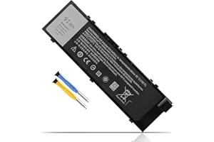 ‎K KYUER K KYUER 11.4V 91Wh MFKVP Laptop Akku für Dell Precision 15 7000 7510 7520 Precision 17 7000 7710 7720 M7710 M7510 Mobile Workstation TWCPG T05W1 GR5D3 0FNY7 1G9VM M28DH 451-BBSB 451-BBSE 451-BBSF