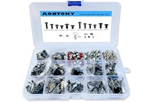 AONTOKY 500Pcs RC Screw Kit RC Repair Tool Kit M3 M4 Hex Screws Nut Shell Buckle Hardware Fastener for 1/8 1/10 1/12 Scale RC Cars Truck Crawler DIY Parts