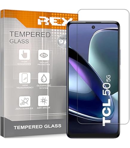 3-Pezzi Vetro Temperato per TCL 40 NXTPAPER Pellicola Protettiva