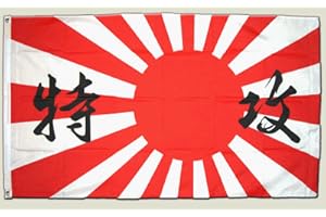 FLAGGENFRITZE Digni drapeau Japon WWI KAMIKAZE 90 x 150 cm