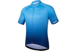 ROTTO Herren Radtrikot Fahrradtrikot Kurzarm Farbverlauf Serie