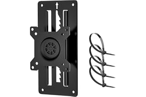 PUTORSEN Support Mural Ecran PC Réglable Pivotant et Inclinable pour Moniteur 13-35 Pouces,Ultra-Mince Support Ecran PC Mural Max VESA 100x100mm,Max Charge 10 kg