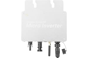 Ailao Wechselrichter 300W,Microwechselrichter,Grid Tie Inverter Mikro-Wechselrichter MPPT Micro Solar Inverter Grid Tie Converter mit WiFi-Handy-Überwachungssystem(WVC-300W)