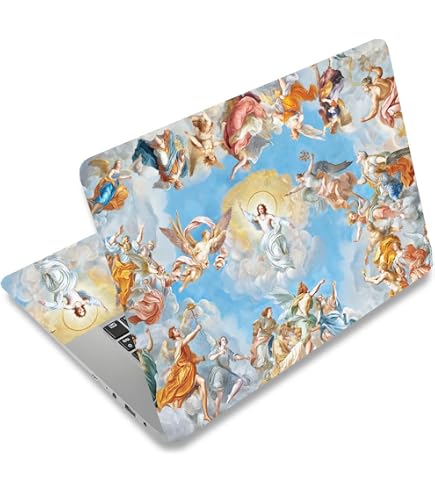 TaylorHe Laptop Skin 34x23,5 Cm – Futuristische Printplaat Met Blauwe Lichten, Passend Voor 13-14 Inch, ‘Made In Britain’ Design