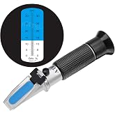 HHTEC Brix 0-32% ATC Sugar Meter for Beer, Wine, Fruit and Industrial Liquids &ndash; High Precision