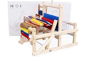 FDYD Wooden Multi-Craft Weaving Loom DIY Hand-Knitting Weaving Machine Intellectual Toys for Beginners, Adults,Amateurs
