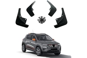 GZBFTDH Auto Garde-Boue pour Dacia Spring 2019 2020 2021 2022 Bavette Renault Pieces Voiture Externe Accessories