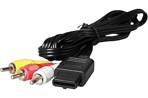 ENDARK N64 Kabel, 1.75m (5.8ft) Stereo Audio Video AV RCA Component Kabel für Game Cube/NGC/64/N64 (1pc)