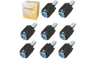 Albedel 8 pcs M5 Index Derailleur Shift Cable Stops with Downtube Barrel Adjusters Bolts for Cycling Road MTB Bike