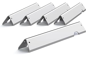 WEMEIKIT 66795 & 66032 Flavorizer Bars 17” Replacement for Weber GS4 Genesis II 300, E/S-310 335 315 345, SE-335 310, EX-335 Grill Parts, GS4 Genesis II LX 340 Parts, 16 GA Stainless Steel Flavor bars, 5 Pack