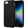 Spigen Liquid Air Cover Compatible with iPhone SE(2022/2020)/8/7 (Black)