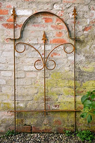 Beetzaun Metall Steckzaun Rost B: 70cm H: 130cm verlängerbar Metallzaun Zaun