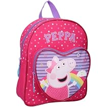 Mybagstory Peppa Pig Kinderrucksack – 32 Cm, Rosa, Verstellbare Träger, Perfekt Für Kindergarten & Schule