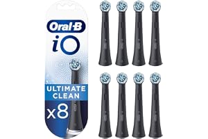 Oral-B iO borsthuvuden för ultimat tandrengöring för Oral-B-eltandborstar, 8 st., brevlådeförpackning