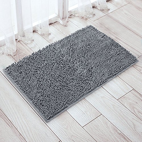 Leefrei Anti-Rutsch-Beschichtung Badematte /Badvorleger /Badteppich / Duschvorleger (50x80cm, Graux2er) - 6