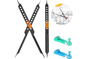 UICCVOKK Proportional Dividers Scale Divider for Artists Drawing Drafting Compasses Adjustable Measurement Caliper ToolsPrecise Compass Ruler Plastic for Artists, Painting, Drawing Aids