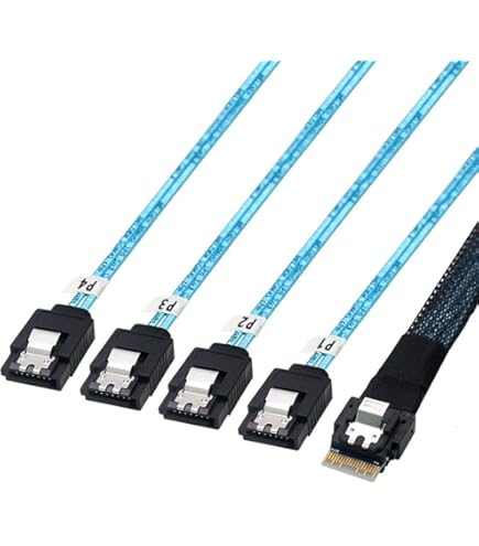 Delock Kabel Slim SAS SFF-8654 4i > Mini SAS HD SFF-8643 50 cm - Dieses