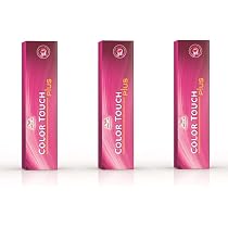 Wella Color Touch Plus 55/07 – 4er Pack, Hellbraun Intensiv Natur Braun