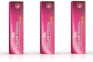 ‎WELLA 3 er Pack Color Touch Plus 60 ml 66/07 dunkelblond intensiv natur-braun