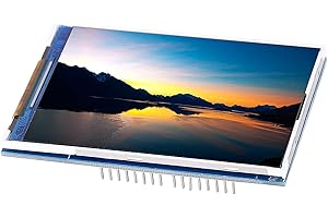 KIMISS Arduino Tft Écran Tactile Arduino Tft 3.5In Module D'écran LCD Tft 480X320 pour Carte de Développement (sans toucher)