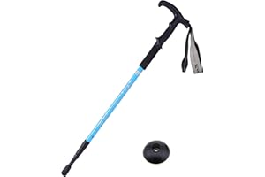 Hikehobby® 65CM to 135CM Antishock With Handle Trekking Walking Hiking Stick Pole