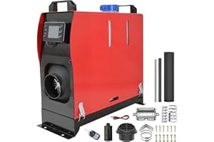 AXOTEN Chauffage Auxiliaire Diesel, Chauffage Auxiliaire 12V 8KW, Chauffage à Air Diesel, Chauffage à Air Diesel, Interrupteur LCD et Télécommande pour Voiture, Camping Car, Bateau, Camion, Voiture