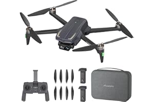 ‎AMETA Ameta Drohne mit Kamera 4K und GPS, S20 Pro Drone für Kinder und Erwachsene mit Auto Return/ 50 Minuten Flugzeit/Follow Me/Intelligenter Modus/Gestensteuerung, RC Quadrocopter Unter 249g