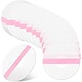 50 Pack Sensor Covers, Compatible With Freestyle Libre 1/2/3, Waterproof Adhesive Pink CGM Patches Transparent Breathable Glucose Monitor Protector On The Center Long Lasting Without Hole For Swimming