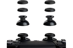 PAXO ® SmartSticks | profesjonalne pałeczki do kontrolera PS5, miękkie, poręczne i stylowe, stabilne dopasowanie, opatentowany system szybkiej wymiany, pałeczki analogowe, czarne