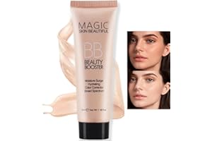 Xinyig BB Cream Light, Hydrating Full-Coverage Foundation & Concealer, Color Correcting Cream, Tinted Moisturiser with SPF 50, 5g, 01