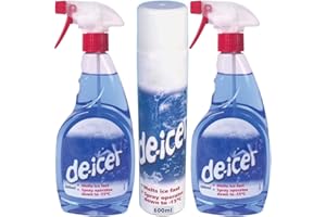PERFECTONISH Perfectonuish Winter De Icer Trigger Spray 500ml (2 Packs) with 600ml Aerosol Deicer Spray