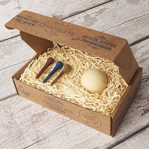 The Amazing Chocolate Workshop - Golf Ball &amp; 3 Tees Gift Box - The Perfect Gift